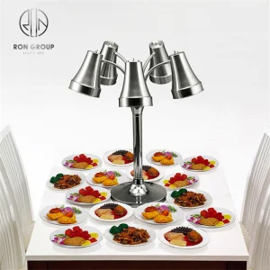 Factory Price Restaurant Hotel Catering Commercial Kitchen Equipment Food Warmer Stainless Steel Buffet Heating Lamp