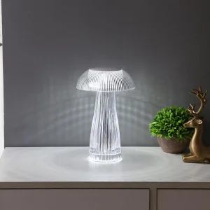 Modern RGB Crystal Mushroom Table Lamp: Bedroom Bar Mood Nightlight
