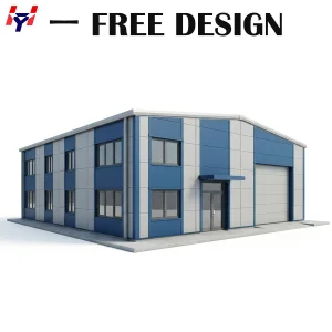 Long Span Steel Structure Warehouse Building For Logistics Distribution Center With Q355 Steel Design Service