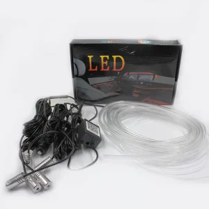 Fita LED RGB para carro, luz interior, decorativa, flexível, tira de atmosfera