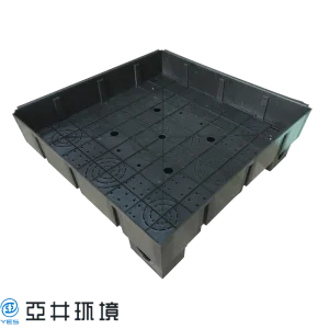 Plastic Planter Box with Rainwater Harvesting for Urban Farming Solutions