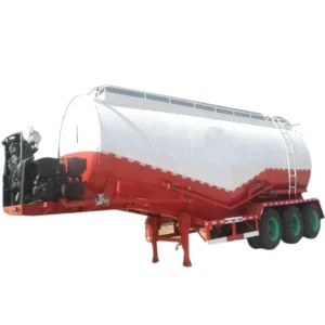 3 Axle 40 50 60 Ton W V Shape Dry Bulk Cement Tanker Semi Trailer Transport Powder Bulker Tank Truck Semi-Trailer for Sale