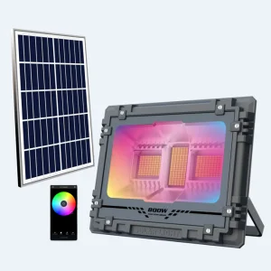 RGB Outdoor Solar Flood LED