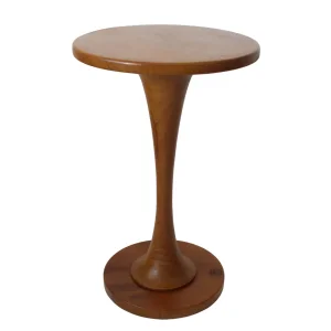 Teak Swirl Pedestal