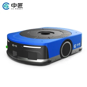 Zj Robot 500kg Unmanned Two-Way Magnetic Tape Guided Backpack Agv Delivery Robot