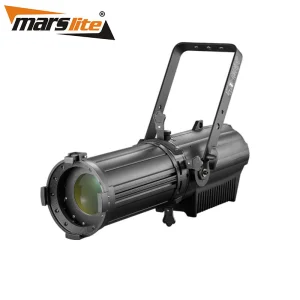 350W RGBW 4in1 Colorful LED Fixed Lens Profile LED Spotlight for Theater Church Movie Films Stage