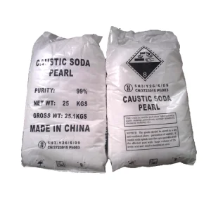 Melhores 99% Preços de Soda Cáustica Flocos/Pérolas para Fabricação de Sabão e Detergente