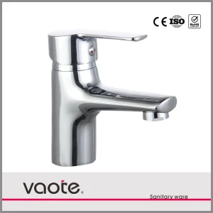 Single Lever Deck Mounted Ceramic Cartridge Brass/Zinc Basin Faucet/Mixer