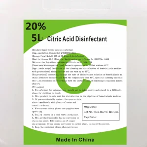 Hemodialysis Citric Acid