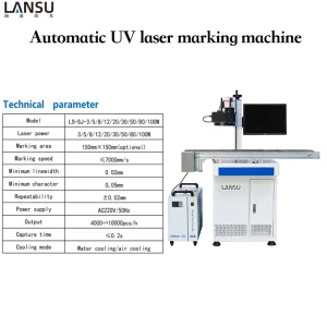 Lansu UV Laser Marking Equipment for Industrial Product Coding