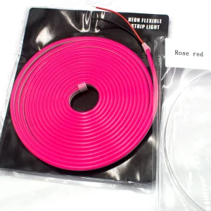 6 * 12MM Neon LED Flexible Aquarium Lighting Belt 12V Ice Blue Lights Waterproof Soft LED Flex Neon Light