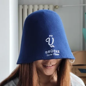 100% Merino Wool Felt Seamless Sauna Hat