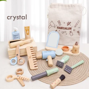 Wooden Children Haircut Set