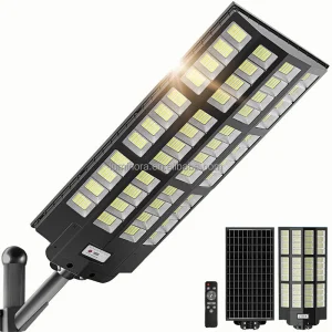 All in One Integrated Motion Sensor Led Lamp 8000W Outdoor Waterproof Solar Light for Street Garden Parking Lot