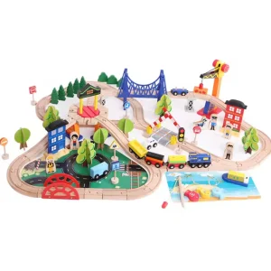 Non-Toxic Montessori Wooden Train