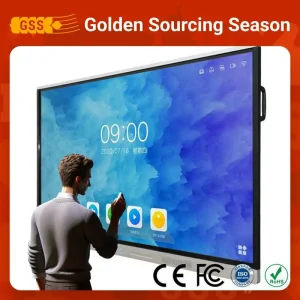 55 65 75 86 98 110 Inch LCD Touch Screen All-in-One PC Whiteboard Interactive Flat Panel Smart TV for Education Meeting Conference