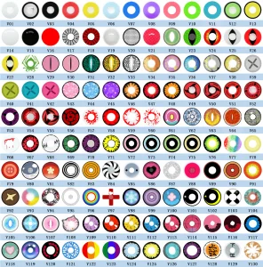 HOT Monster Eye Cosplay Red Contact Lenses Wholesale Halloween Crazy Anime sharingan Contact Lenses