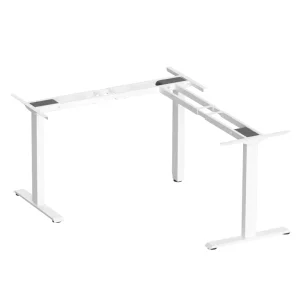 High Quality Modern L-Shaped Triple Motor Standing Desk Ergonomic Sit-Stand Desk for Workstation