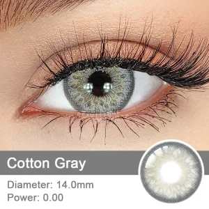 Custom Grey Eye Lenses Color Contact Lens Wholesale Lentes De Contacto Para Mujer fresca Ojos Excelente Calidad