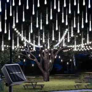Decorações Brancas Chuva de Meteoros