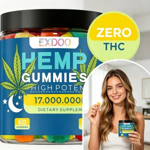 Private Label Hemp Extract Vitamin Gummies Bear For Adult Stress Relief Memory Improvement Sleep Support Energy