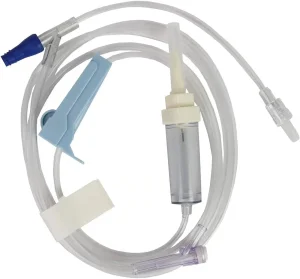Conjuntos de infusión desechables médicos con CE ISO SGS GMP TUV