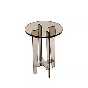 Modern Luxury Counter Height Acrylic Bar Stools for Home Hotel Dining and Bedroom Luxury Furniture for Living Room