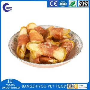 Pet Cat and Dog Snacks Chicken Pear Training Reward Teeth Grinding and Cleaning