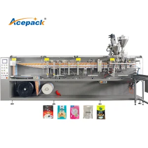 CE Certified Horizontal Form Fill Seal Zipper Sachet Packing Machine