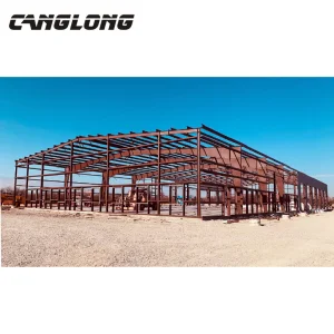 Angola Low Price Industrial Modular Large Storage Heavy Prefabricated Steel Structure Warehouse Set Building