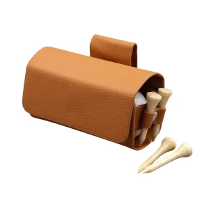 Custom Logo Golf Ball Bag Golf Waist Leather Ball Bag Accessories Bag Golf Ball Bag