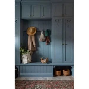 Shaker Cupboard Kitchen Wood Mudroom Bench Furniture Luxury Shoes Rack Pantry Interior Set Modern Doors Cabinets Design