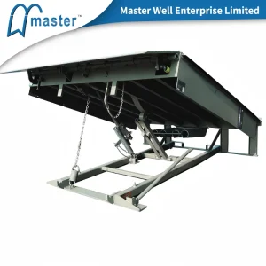 Lip Chequered Plate Loading Telescopic Lip Automatic Stationary Dock Leveler