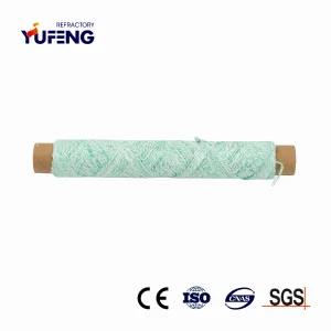 Soft Resilient Material Bulk Bio Soluble Fiber Thermal Insulation Yarn