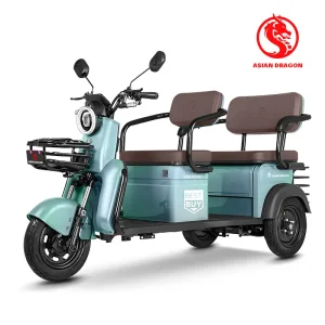 China ASIAN DRAGON Mint-Green Electric Tricycle