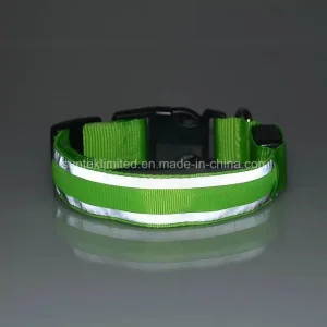 Double Reflector Strip LED USB Rechargeable Glow in Dark Dog Harness Dog Collar for Wholesale