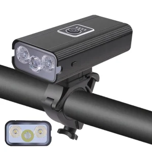 Powerful Bicycle Headlight Power Bank USB Chargeable Waterproof Bike Flashlight