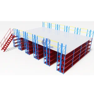 Multi-Tier Mezzanine Rack System