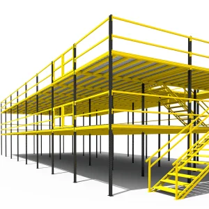 Industrial Adjustable Mezzanine Floor Racks