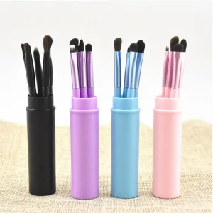 Multi-Color Nylon Makeup Brush Set