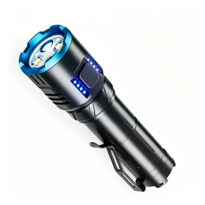 Wholesale Outdoor Aluminum Led Rechargeable High Power Flashlight 2000 Lumen with Magnet and Clip Manufacturers, Factory