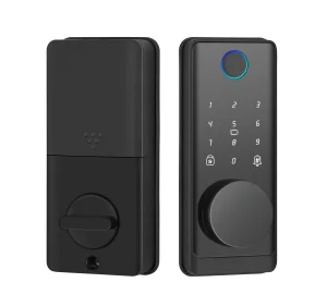 Aluminum Alloy Tuya Wifi Deadbolt Fingerprint Smart Lock Remote Padlock