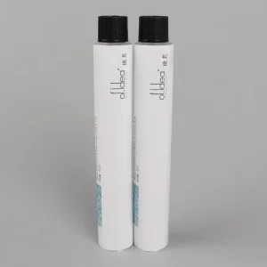 Cosmetic Tube Cleaners and Toners Cream Aluminum Collapsible Tube Package for Skincare and Personal Treatment/ 16ml 5ml with Black Plastic Screw Cap