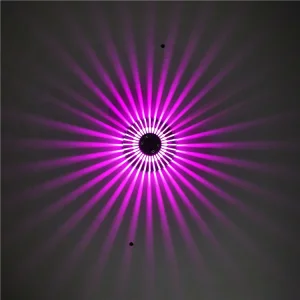 Sun Flower Corridor bar Ktv Decoration Colorful Modeling Lights RGB LED Wall Light