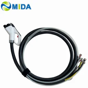 China 500A CCS1 Charging Cable Liquid Cooled HPC Plug
