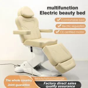 Modern Electric 3 Motors Esthetician Facial Massage Table Lash SPA Medical Bed for Beauty Salon