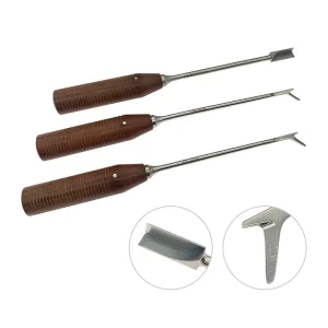 Bone Osteotomes L Y With Wooden Handle Veterinary Orthopedics Bone Knife Surgical Instruments