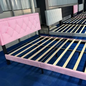 Base de cama tapizada para dormitorio