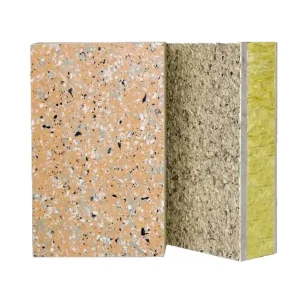 Modern Design Factory Prefabricated Modular Construction Fast Wall Insulation Board Rock Wool Sandwich Panels Metal Material