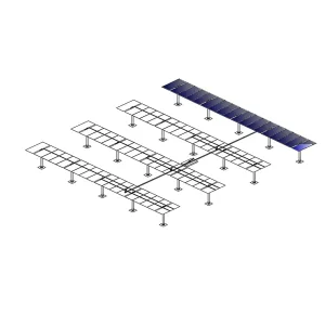 OEM ODM Single Axis Solar Tracker System Utility Scale PV Tracking Structure